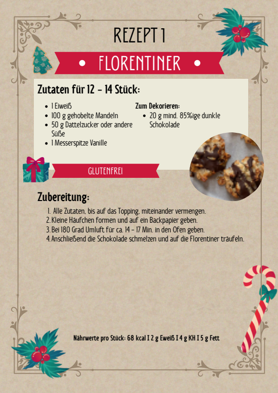 Süße Weihnachten – Dein gesundes Weihnachts-Backrezepte-Ebook