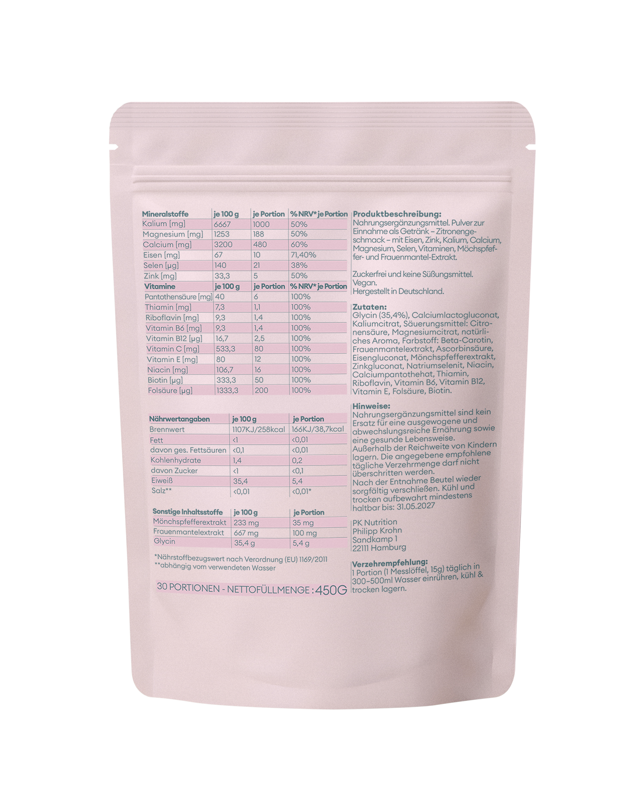 mybodyBALANCE - 450g Beutel für 30 Tage